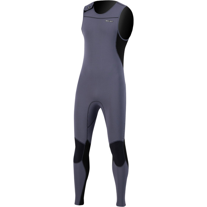 2024 Prolimit Hombre Zodiac Cierre De Velcro 1.5mm Mm Sup Long John Traje De Neopreno John 14460 - Pizarra / Negro